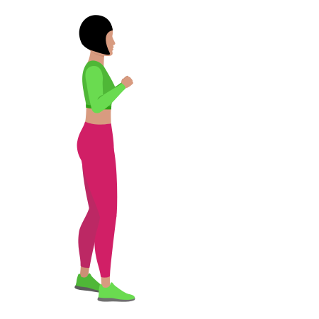 Right Leg Forward Lunge