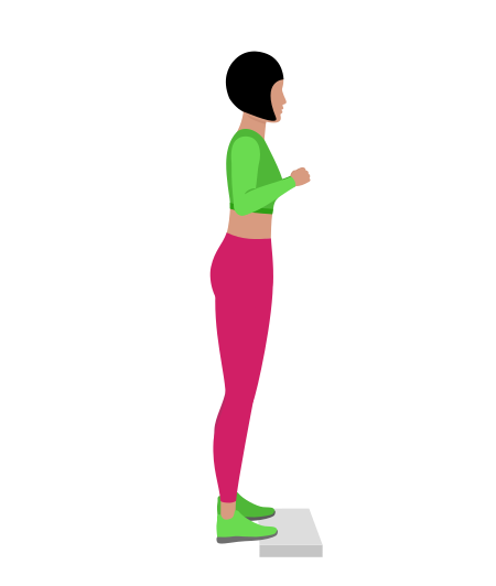 Standing Deficit Calf Raise