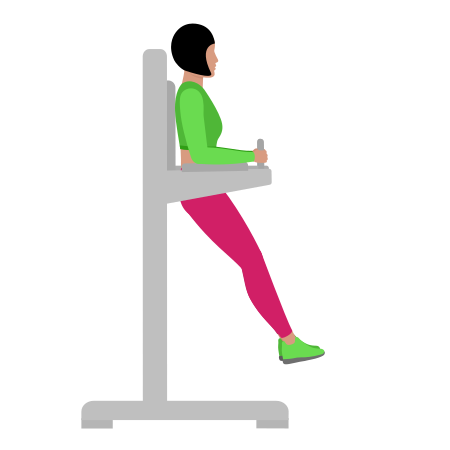 Captains Chair Leg Raise