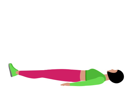 Lying Leg Raise And Hold