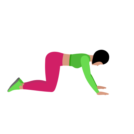 Bodyweight Kneeling Tricep Extension