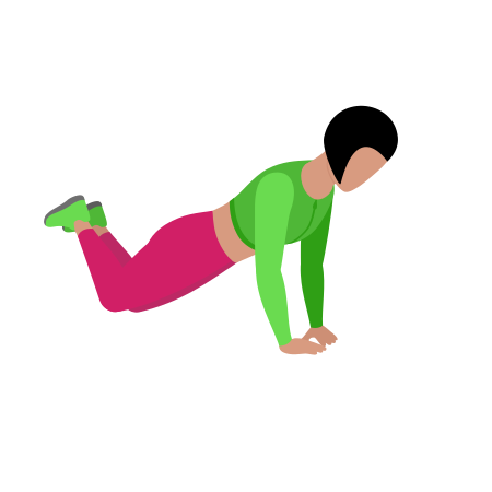 Diamond Knee Push Up