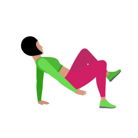 Crab Toe Touches Cardio