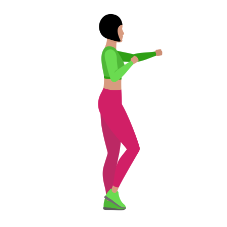 Running In Place And Punches Cardio