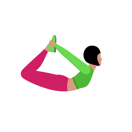 Bow Pose Stretching