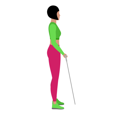 Cable One Arm Bicep Curl