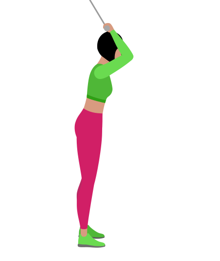 Cable Standing Crunch