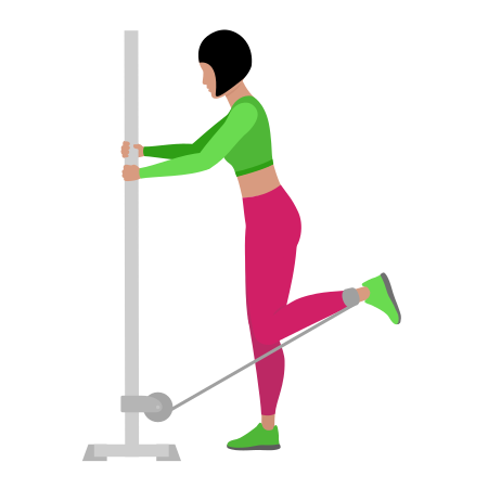 Cable Standing Leg Curl