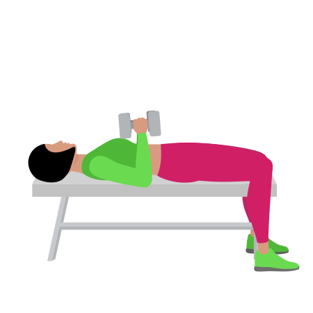 Dumbbell Hammer Grip Bench Press