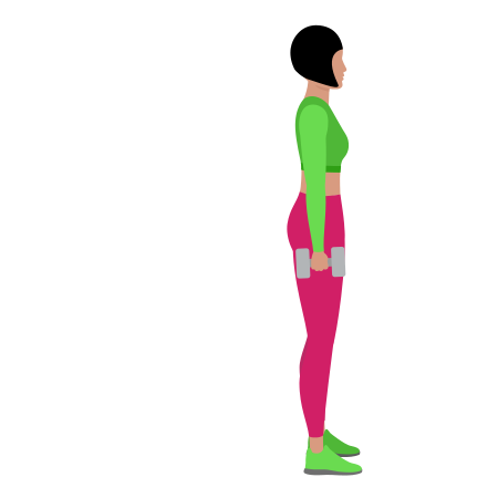 Dumbbell Reverse Lunges Alternating