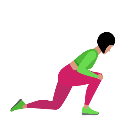 Kneeling Achilles Stretching