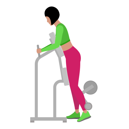 Lever Standing Leg Curl