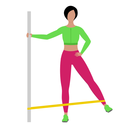 Resistance Band Hip Abduction