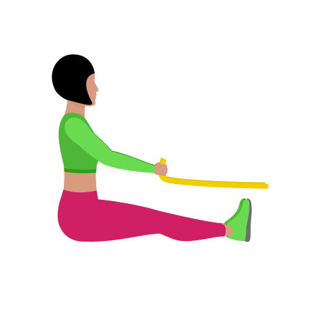 Resistance Band Seated Row