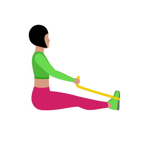Resistance Band Seated Row Var 2