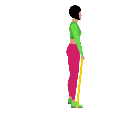 Resistance Band Single Leg Romanian Deadlift