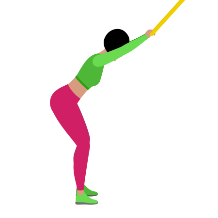Resistance Band Standing Pullover