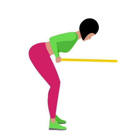 Resistance Band Tricep Kickback