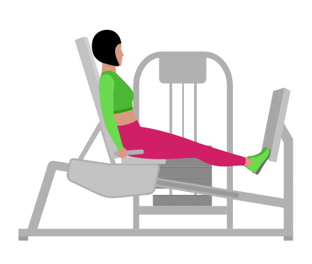 Sled Horizontal Leg Press Calf Raise