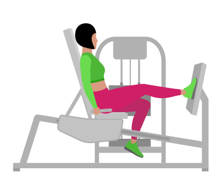Sled Horizontal Single Leg Press