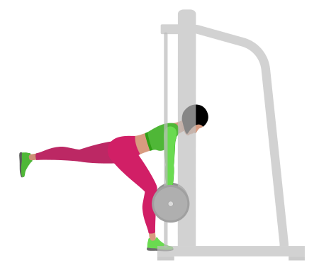 Smith Single Leg Romanian Deadlift