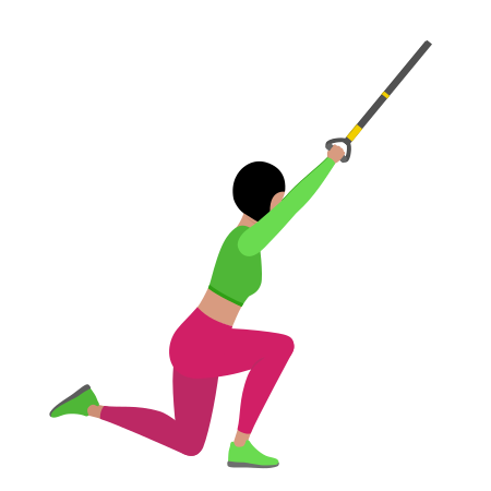 Trx Suspension Skater Squat